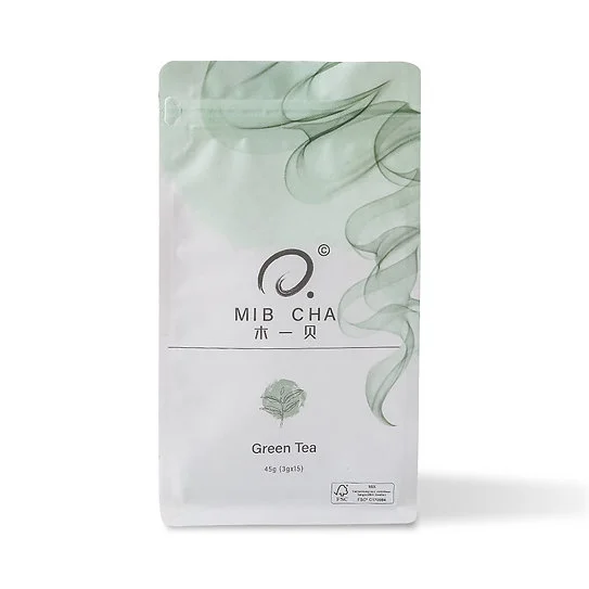Mibcha green tea Pouch packaging